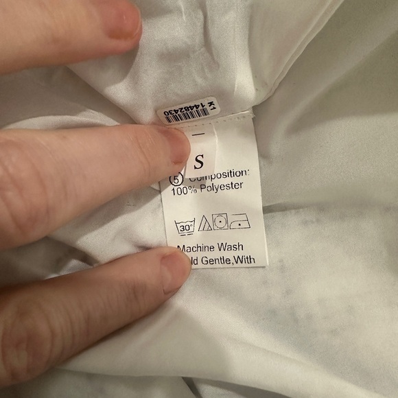 Amazon White & Black Chic Tweed Mini Skirt with Pocket Details Winter Holiday S - Picture 10 of 10